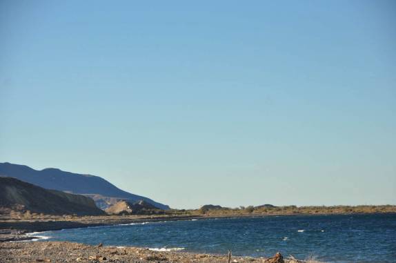 Nossa última visão do Mar de Cortez, na orla de Santa Rosalía, na Baja California - México